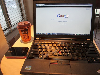 ThinkPad X230とイーモバイルGL04P